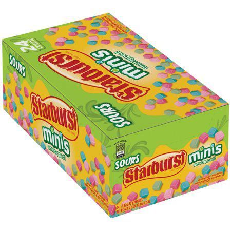 Starburst Sours Fruit Chews 1.85 ounce 24 count
