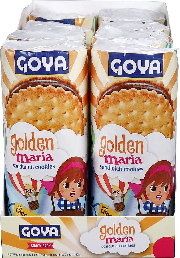 Goya 8 Ct 5.1 Oz Golden Maria Snack Pack Tray