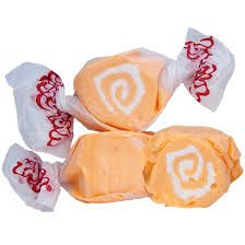 Taffy Town Orange Cream 2.5 Pound Bag Individually Wrapped Bulk