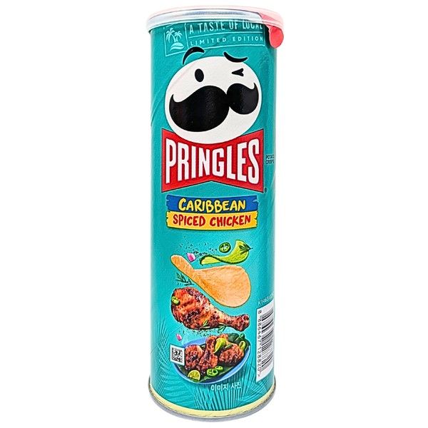 Pringle Korea Chips Caribbean Jerk Spice Chicken 3.53 oz 12 Pack