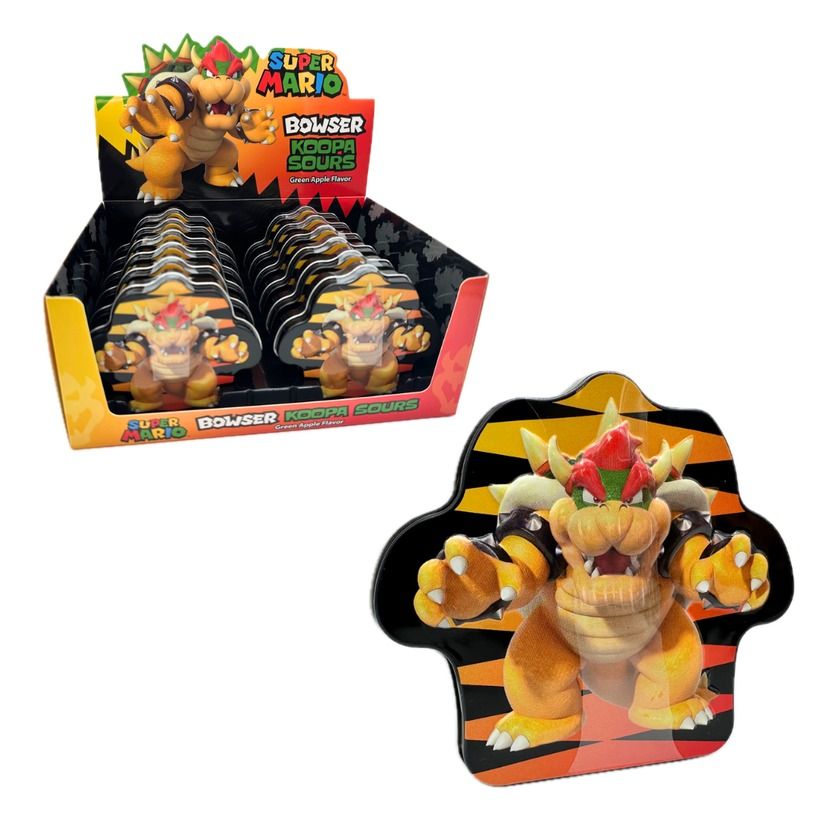 Boston America Super Mario Bowser Koppa Sours Green Apple 12 ct
