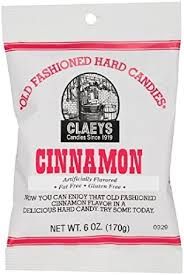 Claeys Cinnamon Hard Candies 12 Count 6 Ounce
