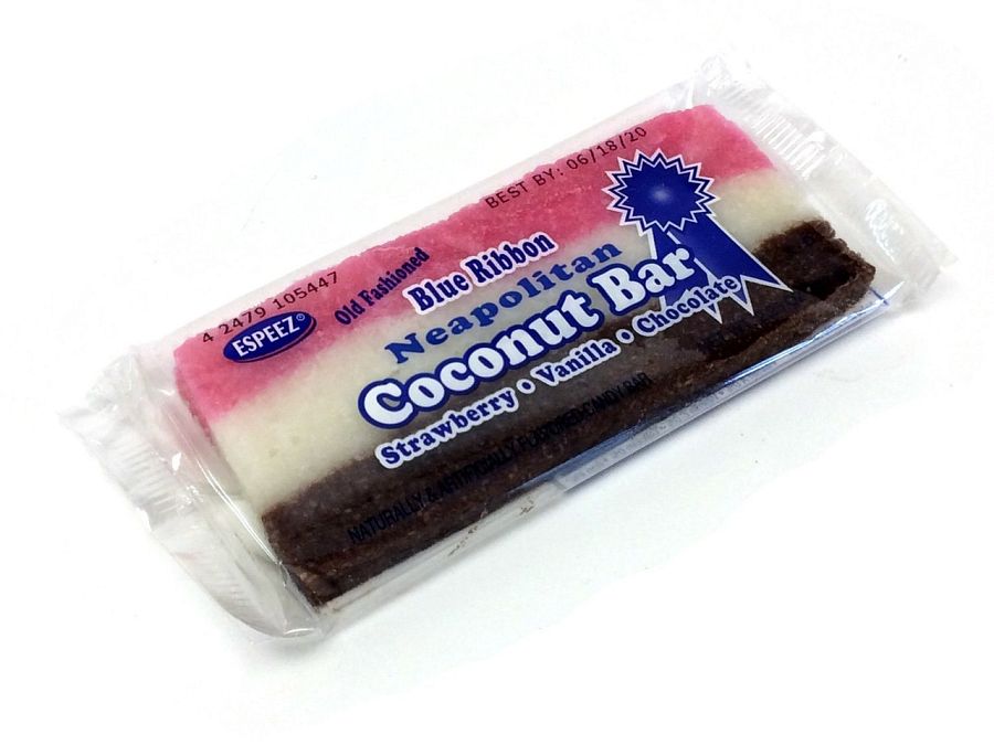 Neapolitan Coconut 24 Ct 2.00 Oz Each Tray Chocolate/Strawberry/Vanilla