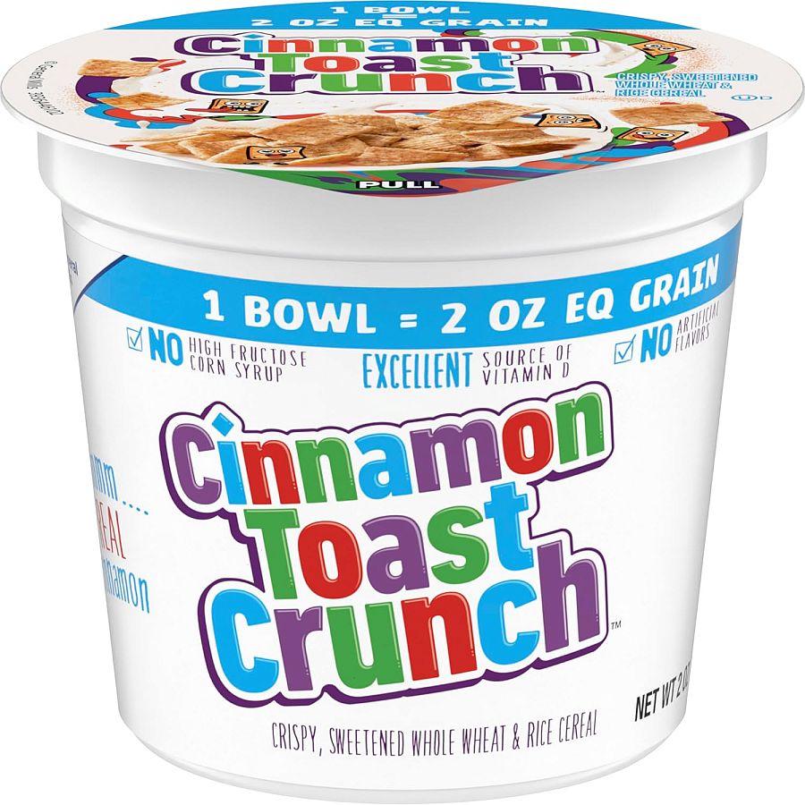 Cinnamon Toast Crunch Cereal Cup 2oz 6 ct