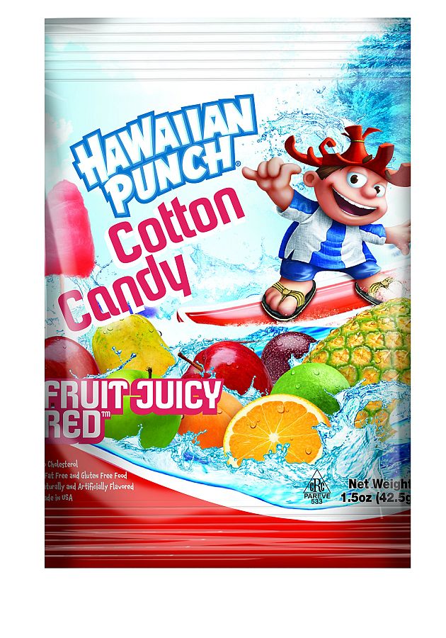 Hawaiian Punch 3.1 Oz Cotton Candy Bag