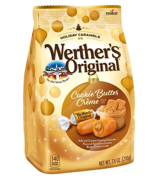 Werther's Original Cookie Butter Creme Hard Candy 7.4 oz Bag
