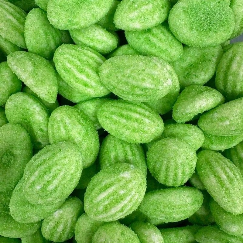 Vidal Import Swedish Melon Crunch Chewy Gummy Candy 2.2 lb