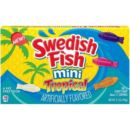 Swedish Fish Tropical Mini Theater Box 12 Count 3.5 Ounce