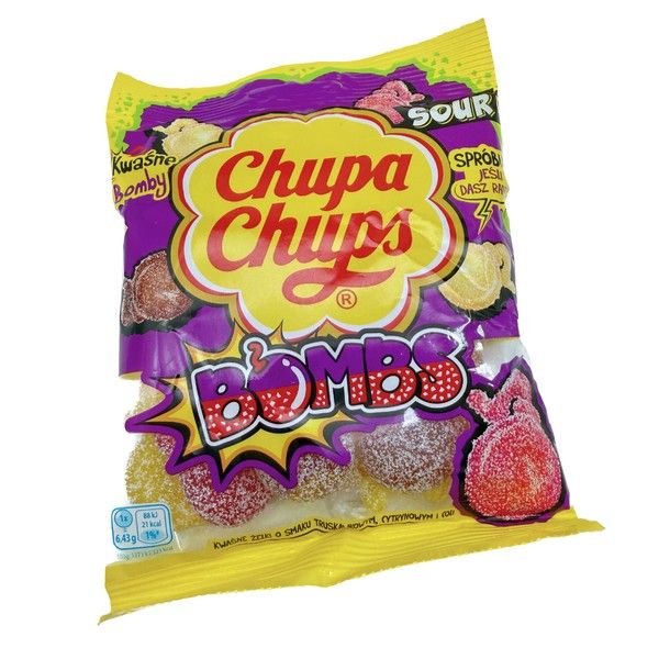 Chupa Chups Italy Import Sour Soft Bomb Gummies 3.17 oz 18ct