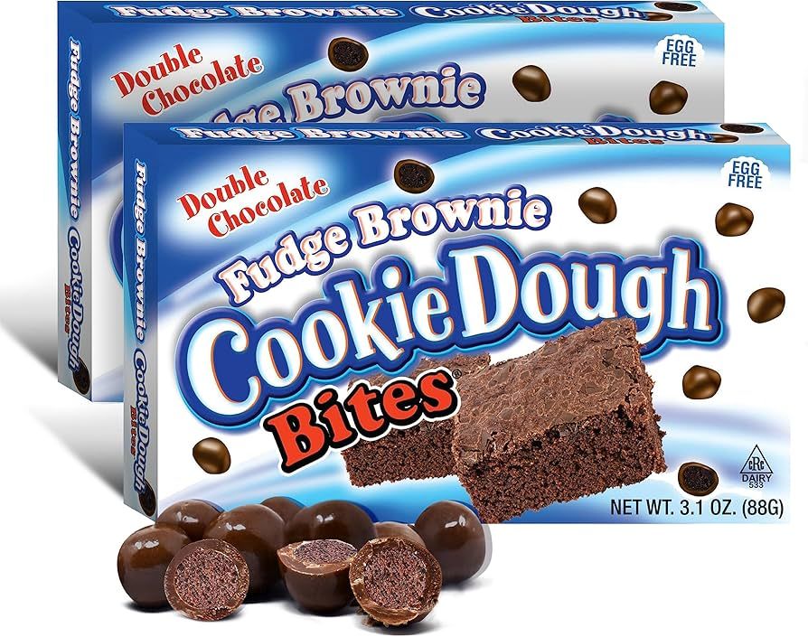 Taste Of Nature 12 Ct 3.1 Oz Fudge Brownie Cookie Dough Bites Theater Box