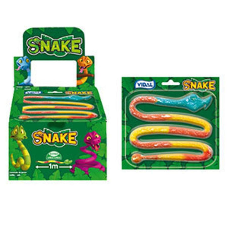 Vidal Gummy Snake Blister Pack Tray 36" 3.53 oz 11 ct
