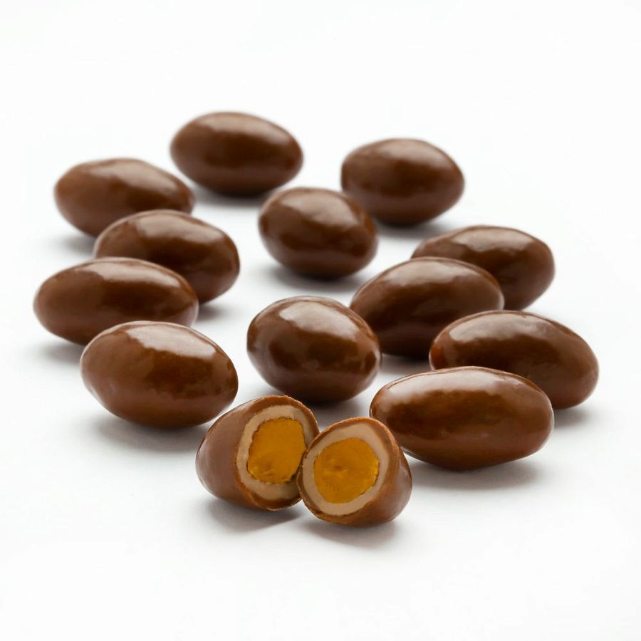 Sconza Milk Chocolate Caramel Sea Salt Almonds 5 lb