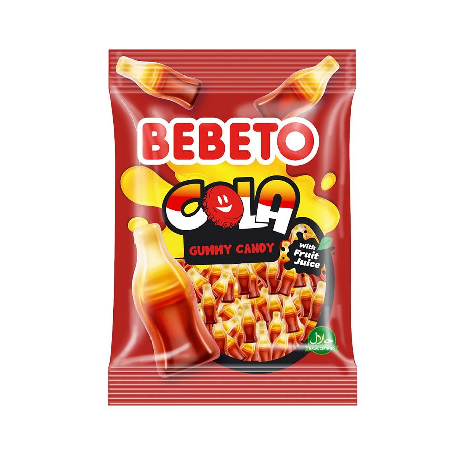Bebeto Import Cola Gummy Candy 2.82 oz 12 ct