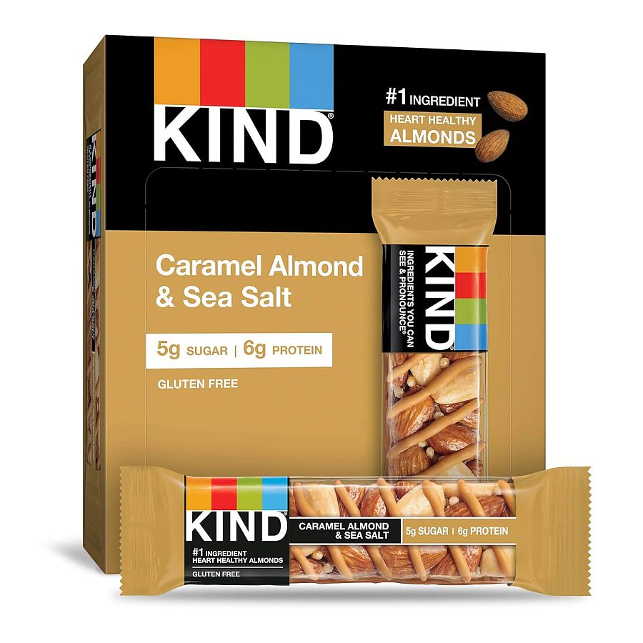 Kind Bar Caramel Almond & Sea Salt 1.4 oz 12 ct