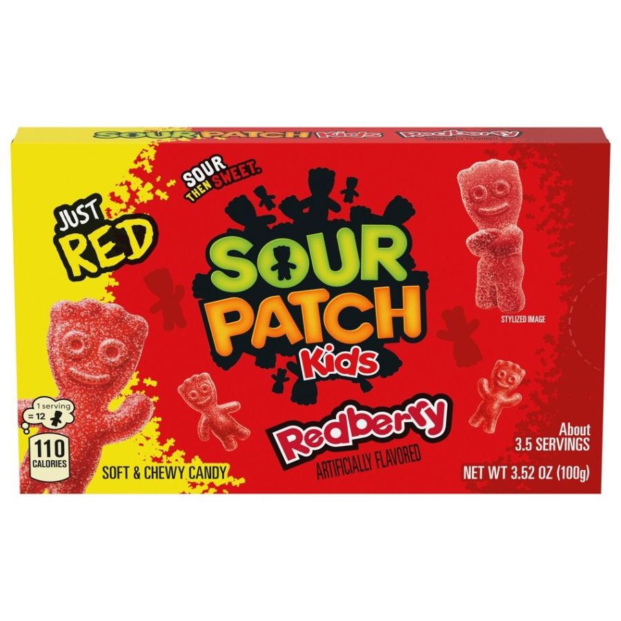 Sour Patch Kids Theater Box Red Berry  3.52 oz 12ct