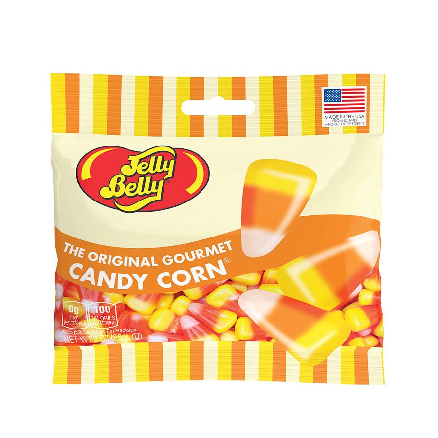 Jelly Belly CANDY CORN Jelly Bean Peg Bag 3.5 oz 12 ct