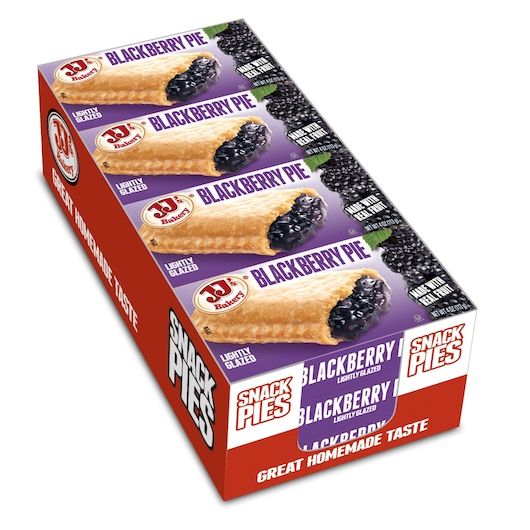 JJ Pie Blackberry Pie 4 oz 12 ct