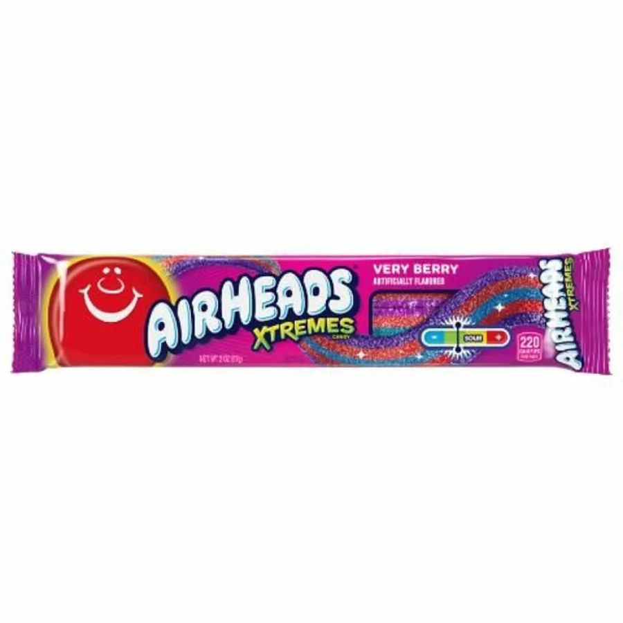 Airheads Extremes 18 Ct 2 Oz Very Berry Special Edition Flavor Tray