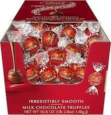 Lindt Lindor Milk Chocolate Truffles 25.4 Ounce Tray