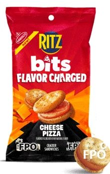 Ritz Bitz Pizza Flavor Charged Cracker Sandwiches 3oz 12 ct