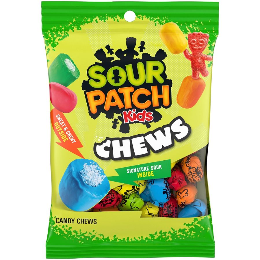 Sour Patch Kids CHEWS Assorted Soft Candy 2.12 oz 12 ct