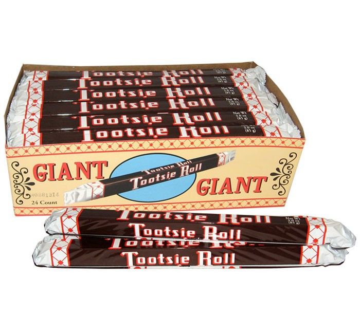 Tootsie Roll Nostalgic Giant Candy Bar 3 oz 24ct