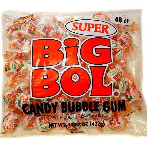 Alberts Super Big Bol Candy Bubble Gum 48 ct
