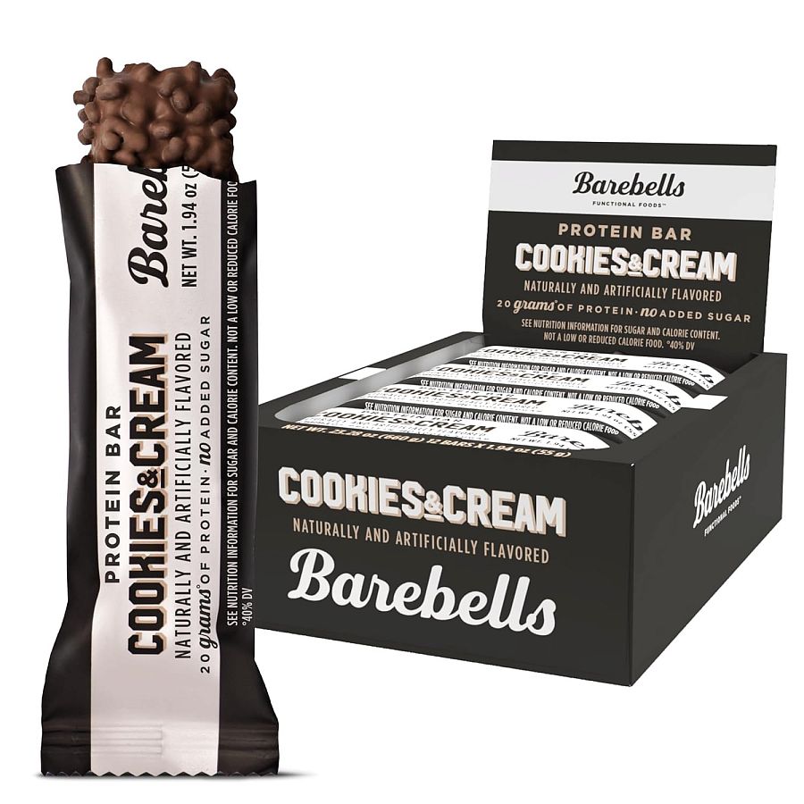 Barebells Protein Bars Cookies & Cream 1.94 oz 12 ct