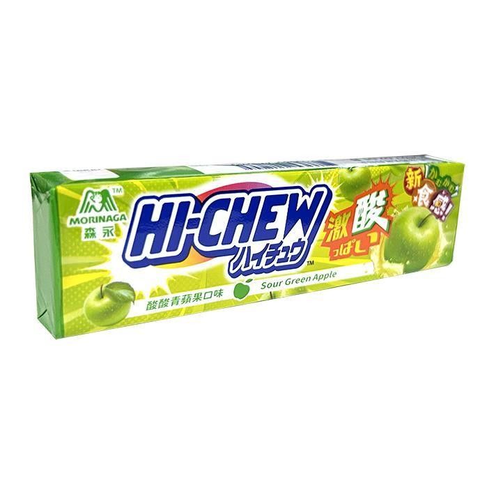 Hi Chew Taiwan Sour Green Apple Gum 15 ct Tray Copy