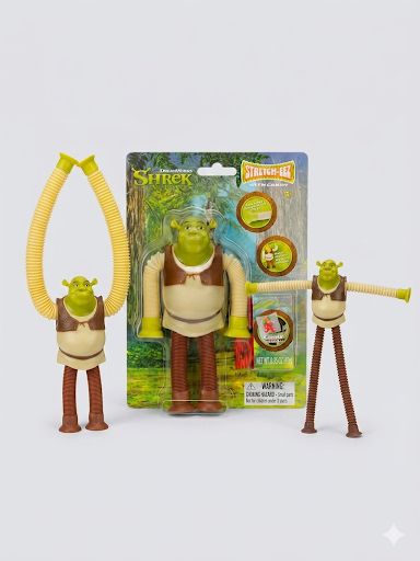 Candyrific Shrek & Gingy Stretch-Eez Toy With Candy  6 ct Tray