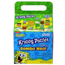 SpongeBob Krabby Patties Combo Meal Lunchbox 6 Count