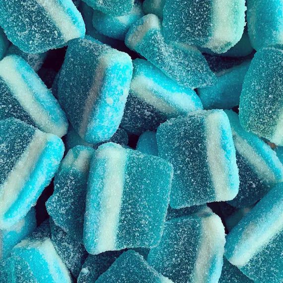 Vidal Import Swedish Blue Raspberry Fruit Slice Gummy 2.2 lb