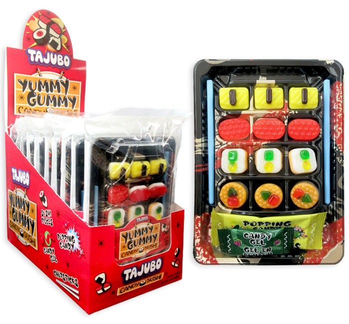 Tajubo Sushi Candy Gummy Tray 1.62 oz 10 ct Tray