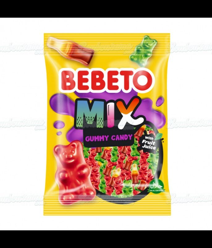 Bebeto Import Gummy MIX Bears & Cola Peg Bag 2.82 oz 12ct