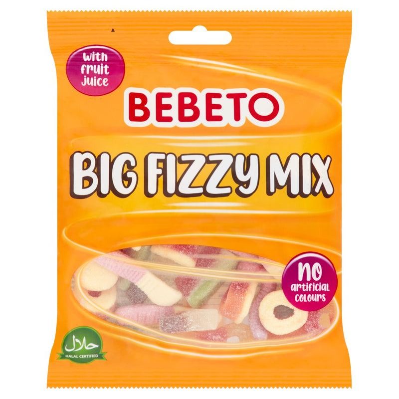 Bebeto Import Big Fizzy Gummy Mix 5.3 oz 12 ct