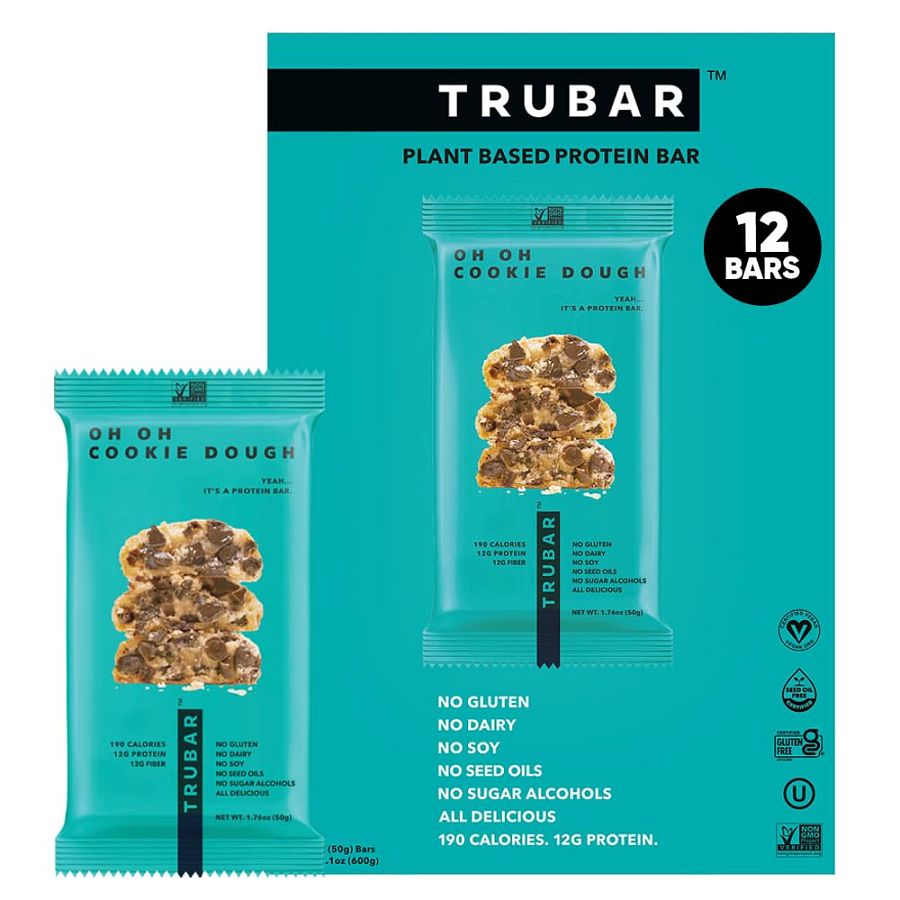 TRUBAR Protein Bar Oh Oh Cookie Dough 1.76oz 12ct