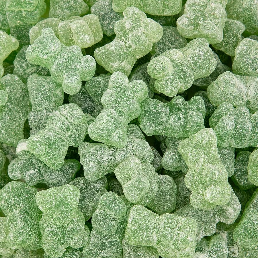 Retro Brazilian Sour Green Apple BearJelly Candy 5.5 lb