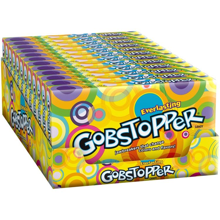 Wonka Everlasting Gobstopper Candy 5 oz 12 ct Theater Box
