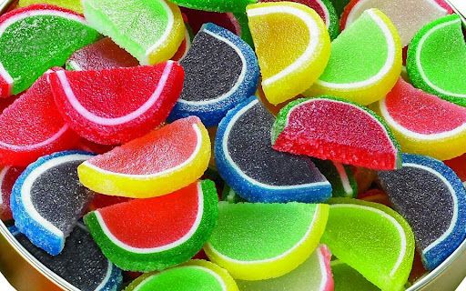 Cavalier Mini Fruit Jelly Slices 5 Lb Box Unwrapped