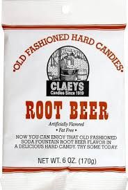 Claeys Root Beer Hard Candies 6 Count 6 Ounce