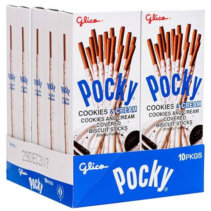 Pocky Cookies & Cream Biscuits 1.41 oz 10 ct