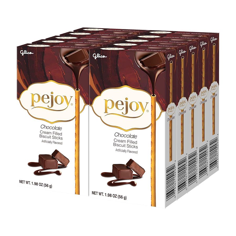 Glico Pejoy Chocolate Biscuit Sticks 1.13oz 10ct