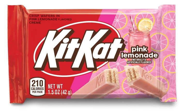 KIT KAT Pink Lemonade Wafer Candy Bar 1.5oz 24ct