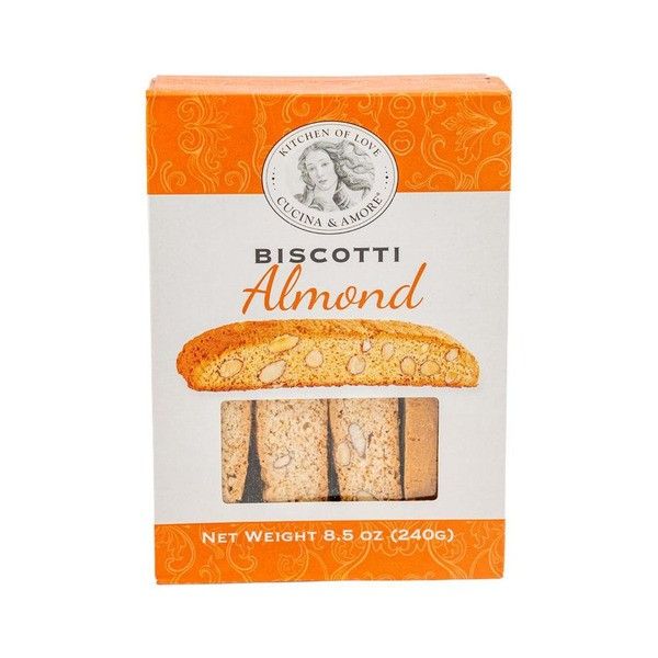 Cucina Amore Italy Original Almond Biscotti 8.5oz 6 Pack