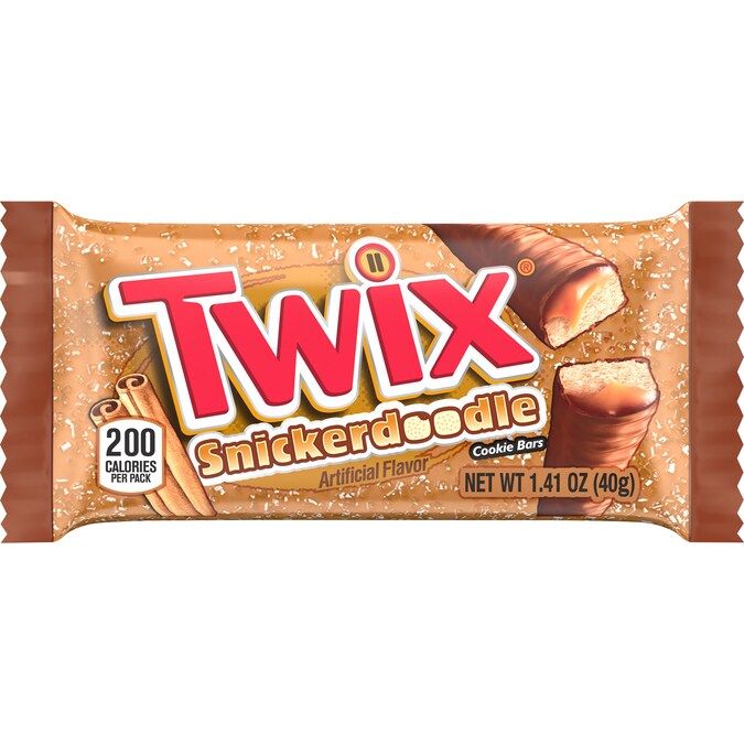 Twix Snickerdoodle Cookie Candy Bar 1.41 oz 20 Ct