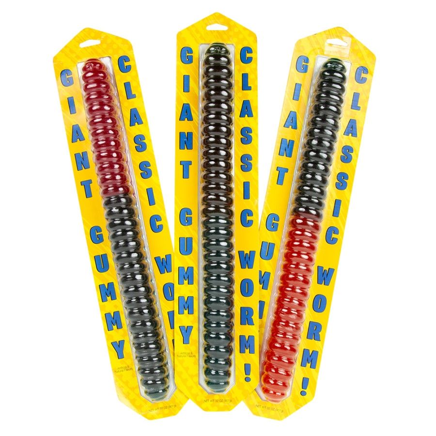 Giant Assorted Gummy Worm 2lb 19" Long