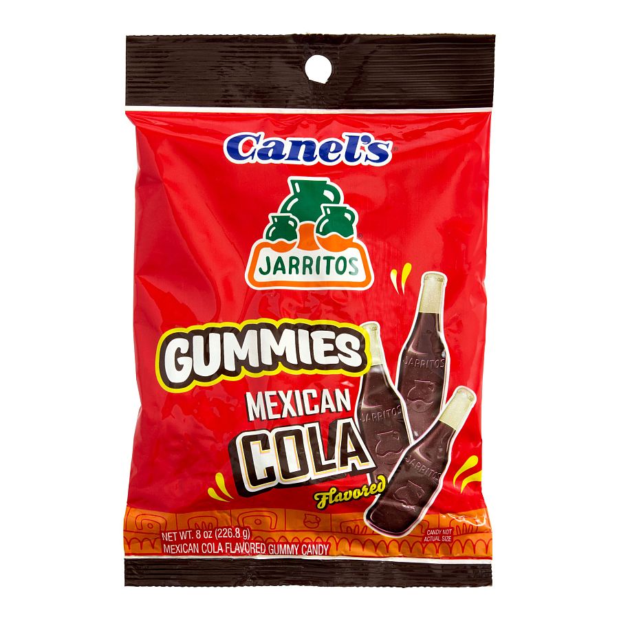 Canels Jarritos Mexican Cola Gummy Candy 8oz 12 Pack