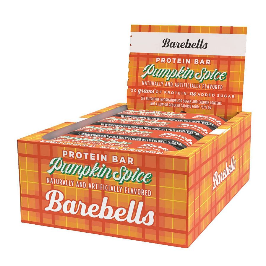 Barebells Protein Bar Pumpkin Spice 1.94 oz 12 ct