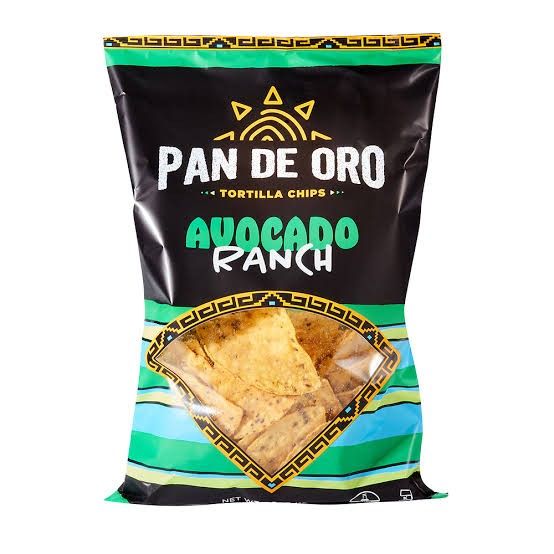 Pan De Oro Avocado Ranch Tortilla Chips 6.5 oz 12ct