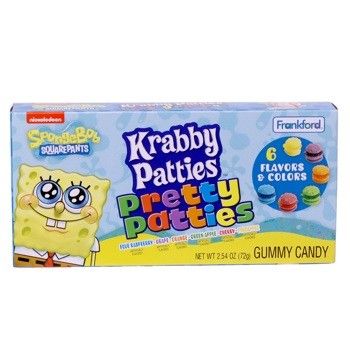 Krabby Patties Pretty Patties Theater Box 2.54oz 12ct